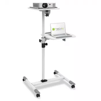 Techly Universālie ratiņi portatīvajam datoram / projektoram, balti ICA-TB TPM-6
