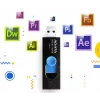 ADATA UV320 USB zibatmiņa 128 GB USB Type-A 3.2 Gen 1 Melna, Zila