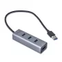 USB centrmezgls i-tec Metal USB 3.0 HUB 4 Porti