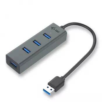 USB centrmezgls i-tec Metal USB 3.0 HUB 4 Porti