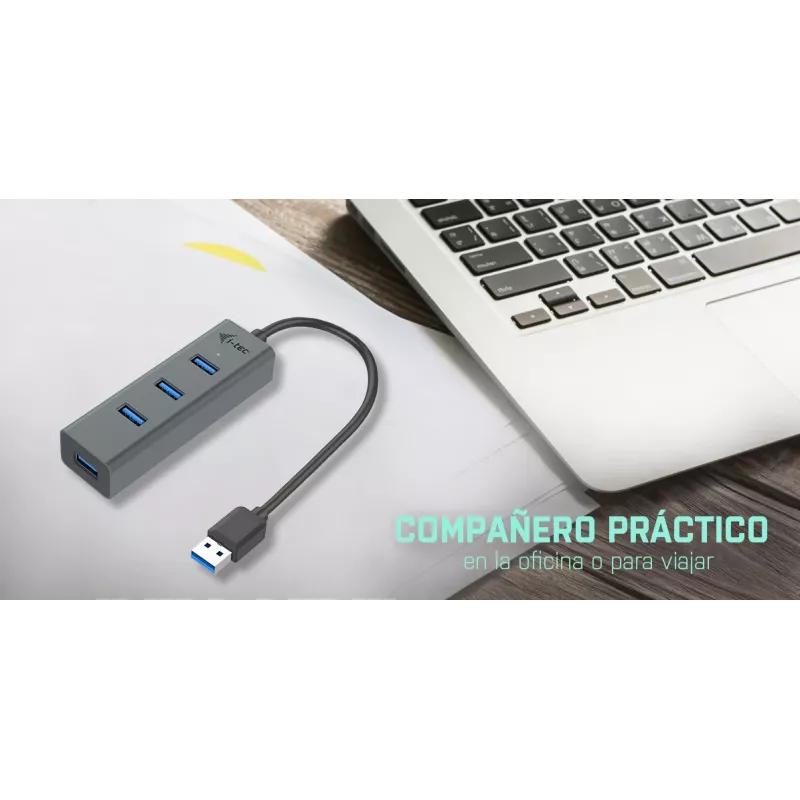 USB centrmezgls i-tec Metal USB 3.0 HUB 4 Porti