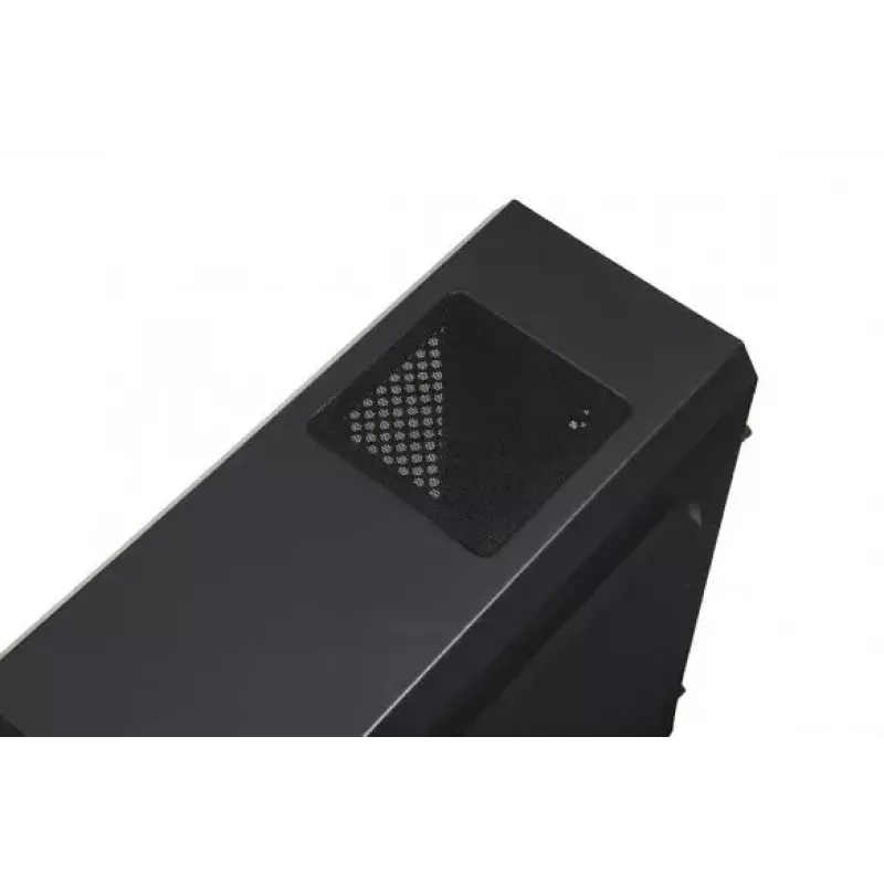 iBox Orcus X14 Midi Tower datora korpuss, ATX/Micro ATX/ITX, sānu logs, 2x 120 mm ventilatori ar sarkanu apgaismojumu, 3x 3,5 collu, 2x 2,5 collu, 1x 5,25 collu vietas, USB 3.0, melns