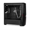 iBox Orcus X14 Midi Tower datora korpuss, ATX/Micro ATX/ITX, sānu logs, 2x 120 mm ventilatori ar sarkanu apgaismojumu, 3x 3,5 collu, 2x 2,5 collu, 1x 5,25 collu vietas, USB 3.0, melns