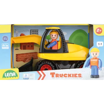 Lena Truckies Ekskavators, Melns/Dzeltens