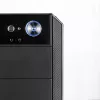 Modecom Oberon Pro Midi Tower datora korpuss, ATX/Micro ATX/ITX, sānu logs, videokarte līdz 395 mm, 2x USB 3.0, melns