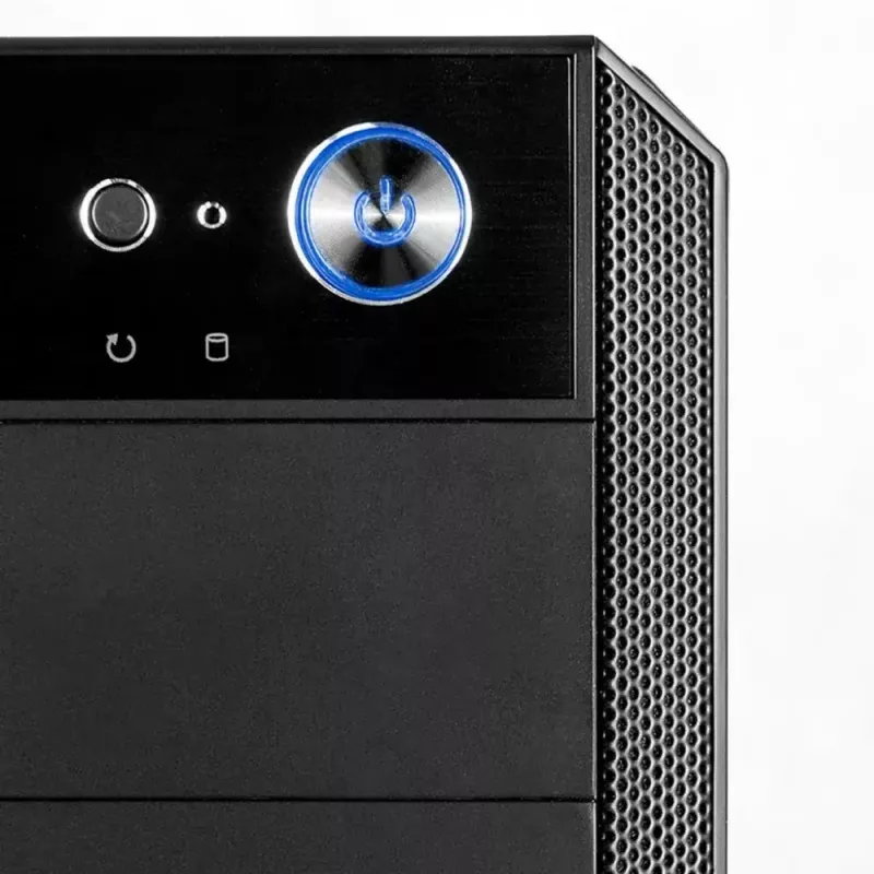 Modecom Oberon Pro Midi Tower datora korpuss, ATX/Micro ATX/ITX, sānu logs, videokarte līdz 395 mm, 2x USB 3.0, melns
