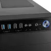 Modecom Oberon Pro Midi Tower datora korpuss, ATX/Micro ATX/ITX, sānu logs, videokarte līdz 395 mm, 2x USB 3.0, melns