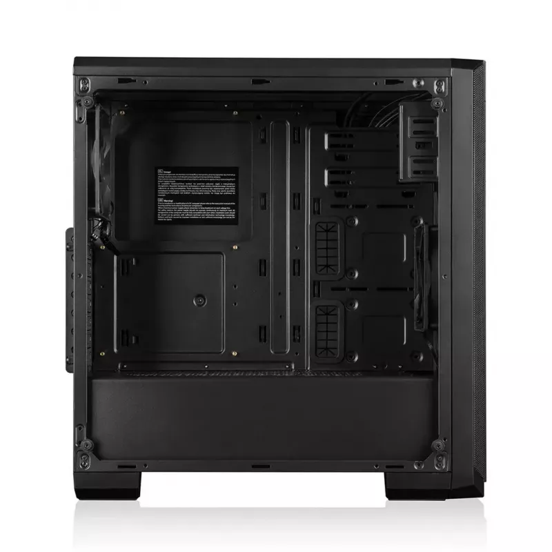 Modecom Oberon Pro Midi Tower datora korpuss, ATX/Micro ATX/ITX, sānu logs, videokarte līdz 395 mm, 2x USB 3.0, melns