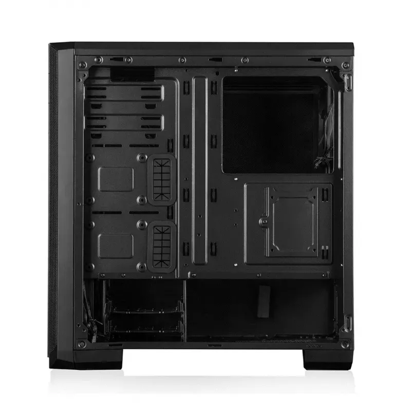 Modecom Oberon Pro Midi Tower datora korpuss, ATX/Micro ATX/ITX, sānu logs, videokarte līdz 395 mm, 2x USB 3.0, melns