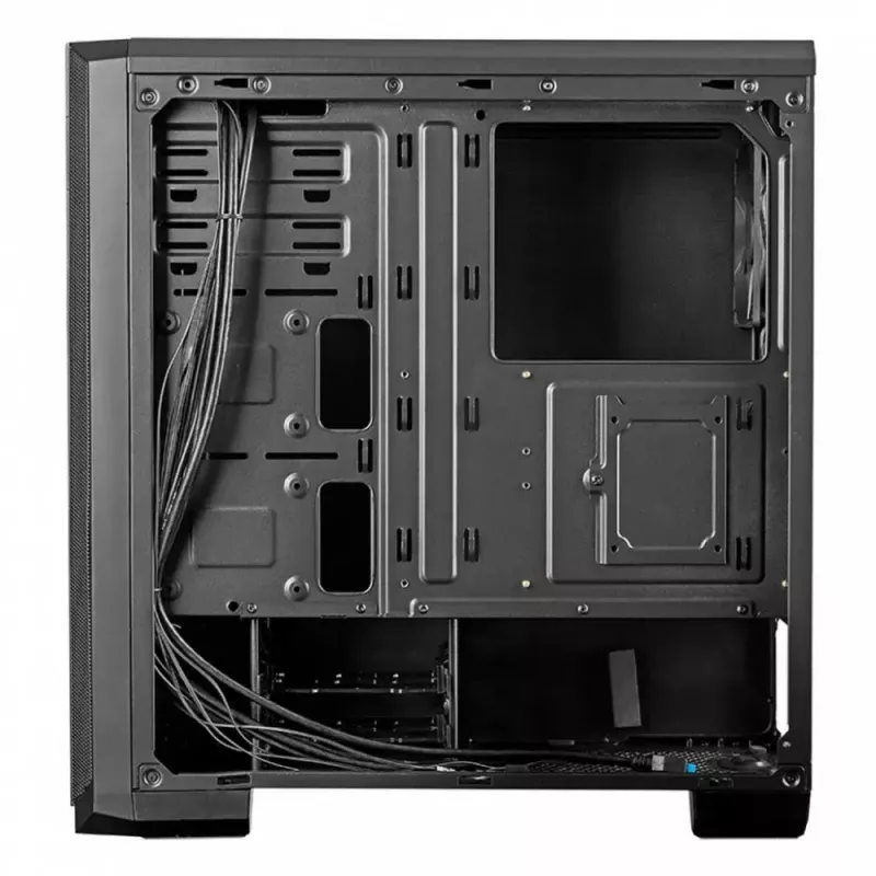 Modecom Oberon Pro Midi Tower datora korpuss, ATX/Micro ATX/ITX, sānu logs, videokarte līdz 395 mm, 2x USB 3.0, melns