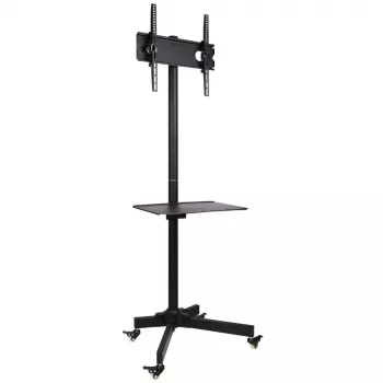 Techly Trolley grīdas statīvs LCD/LED/Plasma 23-55 collas, VESA 50x50-400x400, -15° līdz 15°, melns