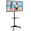 Techly Trolley grīdas statīvs LCD/LED/Plasma 23-55 collas, VESA 50x50-400x400, -15° līdz 15°, melns