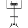Techly Trolley grīdas statīvs LCD/LED/Plasma 23-55 collas, VESA 50x50-400x400, -15° līdz 15°, melns