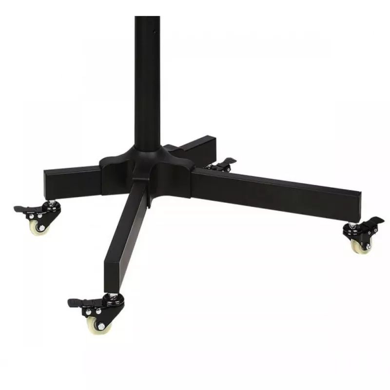 Techly Trolley grīdas statīvs LCD/LED/Plasma 23-55 collas, VESA 50x50-400x400, -15° līdz 15°, melns