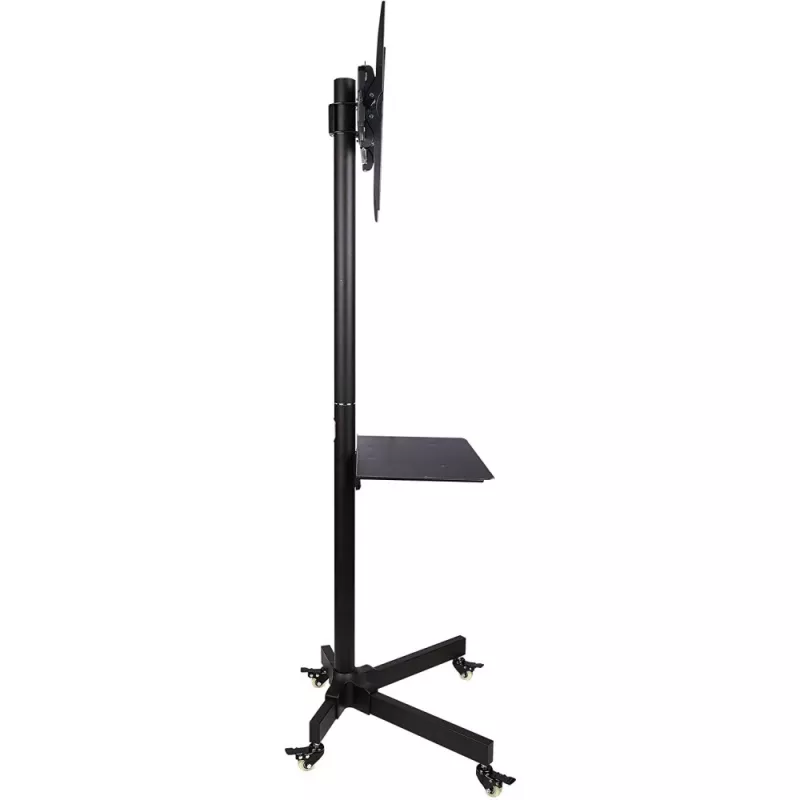 Techly Trolley grīdas statīvs LCD/LED/Plasma 23-55 collas, VESA 50x50-400x400, -15° līdz 15°, melns