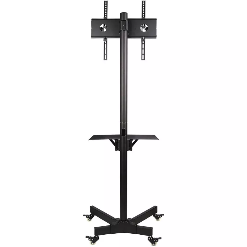 Techly Trolley grīdas statīvs LCD/LED/Plasma 23-55 collas, VESA 50x50-400x400, -15° līdz 15°, melns