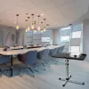 Statīvs klēpjdatoram Techly Universāls Regulējams Ratiņš Projektoram Melns