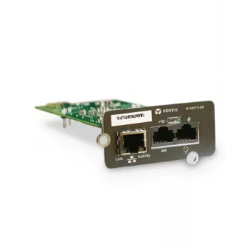 Vertiv Liebert IntelliSlot Unity karte, iekšēja, vadu, RJ-45, Ethernet, 100 Mbit/s