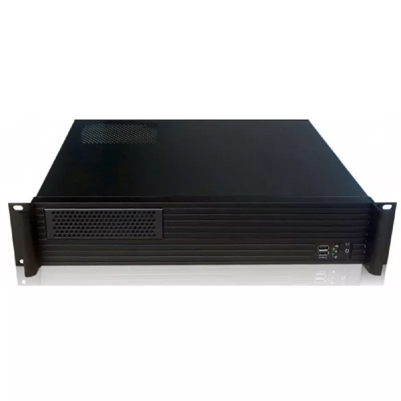Servera korpuss TECHLY I-CASE IPC-240L, 2U, micro ATX, 4x 3,5 collu sloti, 1x 5,25 collu slots, 465x400x88,8 mm, melns