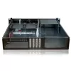 Servera korpuss TECHLY I-CASE IPC-240L, 2U, micro ATX, 4x 3,5 collu sloti, 1x 5,25 collu slots, 465x400x88,8 mm, melns