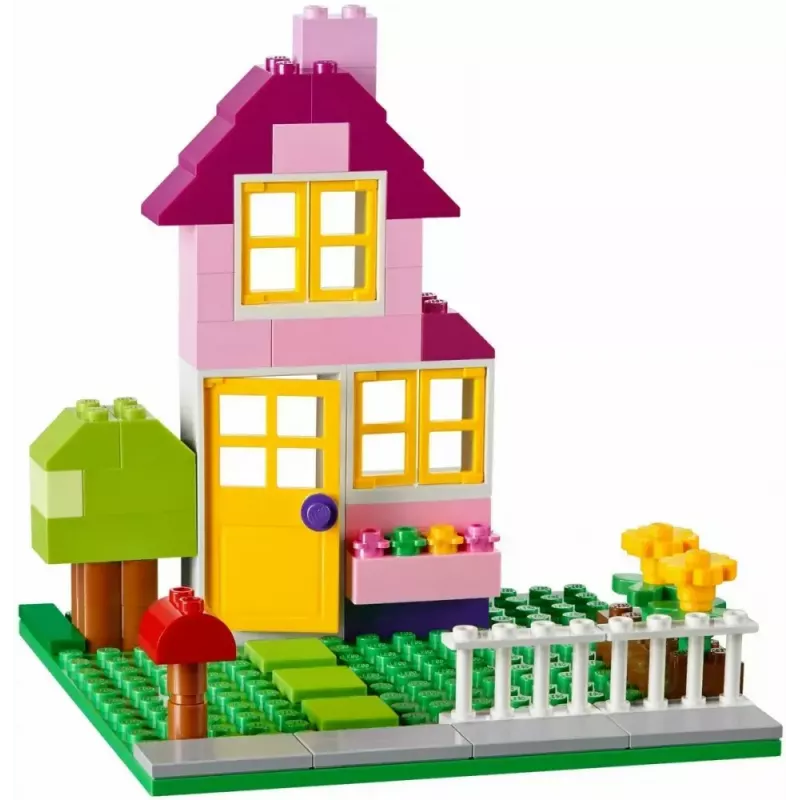 Būvkomplekts LEGO Classic 10698 — 790 detaļas, daudzkrāsains, 33 krāsas, iekļautas zaļas pamatnes un aksesuāri