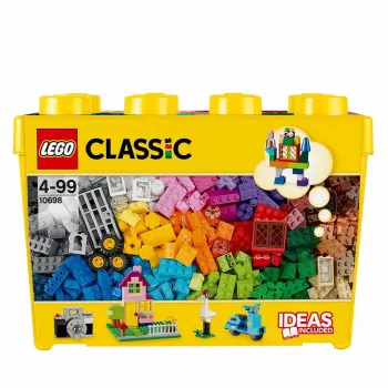 Būvkomplekts LEGO Classic 10698 — 790 detaļas, daudzkrāsains, 33 krāsas, iekļautas zaļas pamatnes un aksesuāri