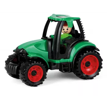Lena Truckies Traktors, plastmasa, melns/zaļš, 2+ gadi