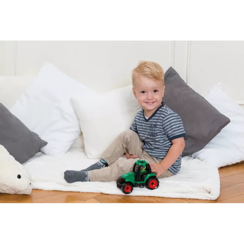 Lena Truckies Traktors, plastmasa, melns/zaļš, 2+ gadi