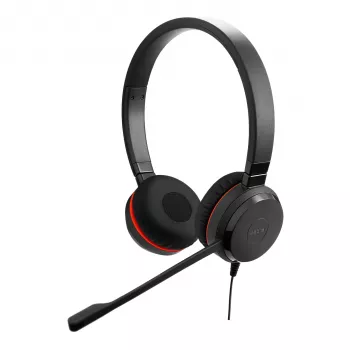 Jabra Evolve 20SE MS Stereo, vadu, biroja/zvanu centrs, 150 - 7000 Hz, 132 g, austiņas, melna