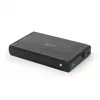 GEMBIRD ārējais USB 3.0 korpuss 3.5 collu - melns