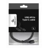 Gembird USB 2.0 A–B kabelis 1m, melns