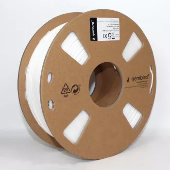 3D drukas materiāls Gembird 3DP-PLA1.75-01-W