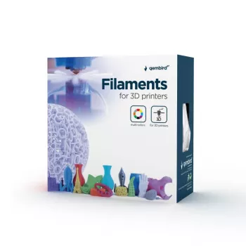 3D drukas materiāls Gembird 3DP-PLA1.75-01-R sarkans PLA 1 kg