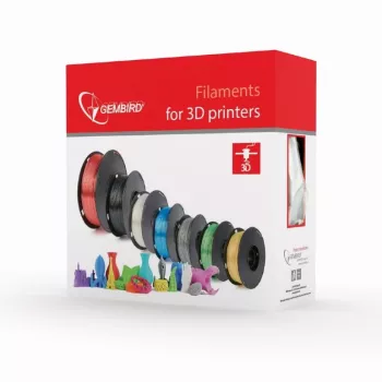 GEMBIRD PLA Filament Pelēks, 1.75 mm, 1 kg