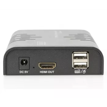 DIGITUS HDMI KVM pagarinātājs, 120 m pa tīkla kabeli (Cat 5, 5E, 6), Full HD, 1080p