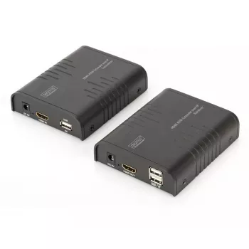 DIGITUS HDMI KVM pagarinātājs, 120 m pa tīkla kabeli (Cat 5, 5E, 6), Full HD, 1080p