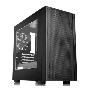 PC korpuss Thermaltake Versa H18 Micro Tower Melns
