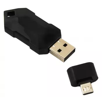 Bezvadu spēļu kontrolieris ESPERANZA EGG112K 2,4 GHz PC un PS3, USB uztvērējs, melns, 12 pogas, analogie kursorsviras