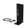 ICY BOX IB-DK2241AC USB 3.2 Gen 1 dokstacija, melna