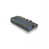 ICY BOX IB-HUB1405 USB 3.2 Gen 1 (3.1 Gen 1) Type-B 5000 Mbit/s Antracīts