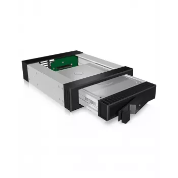 ICY BOX IB-129SSK-B 13.3 cm (5,25 collu) priekšējais panelis Melns