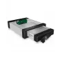 ICY BOX IB-129SSK-B 13.3 cm (5,25 collu) priekšējais panelis Melns