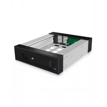 ICY BOX IB-129SSK-B 13.3 cm (5,25 collu) priekšējais panelis Melns