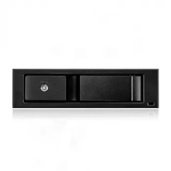 ICY BOX IB-158SSK-B 13.3 cm (5.25 collu) cietā diska nodalījuma panelis Melns