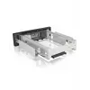 ICY BOX IB-168SK-B izņemamais statīvs bez paliktņa 3,5″ SATA HDD, 5,25″ (13,3 cm) nodalījumam, ar slēdzeni, melns