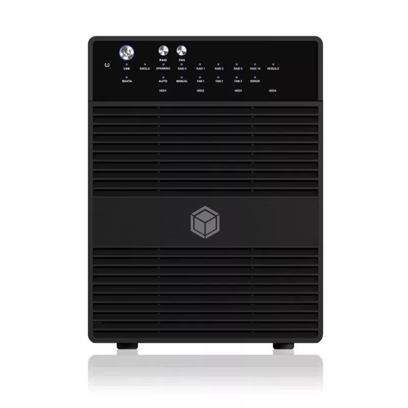 ICY BOX IB-RD3640SU3 HDD korpuss Melns 3.5 collu