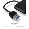 ICY BOX IB-CR301-U3 karšu lasītājs USB 3.2 Gen 1 (3.1 Gen 1) Melns