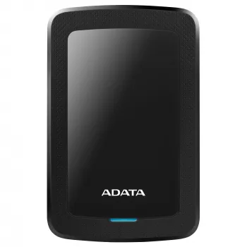 ADATA HDD Ext HV300 2TB Melns ārējais cietais disks 2.5 collu USB 3.2 Gen 1