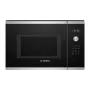 Kombinētā mikroviļņu krāsns Bosch Serie 6 BEL554MS0 — iebūvējama, 900 W, 25 L, kvarca grils, konvekcija, nerūsējošais tērauds