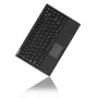 KeySonic ACK-540U+ (US) biroja tastatūra, vadu, USB, QWERTY, melna